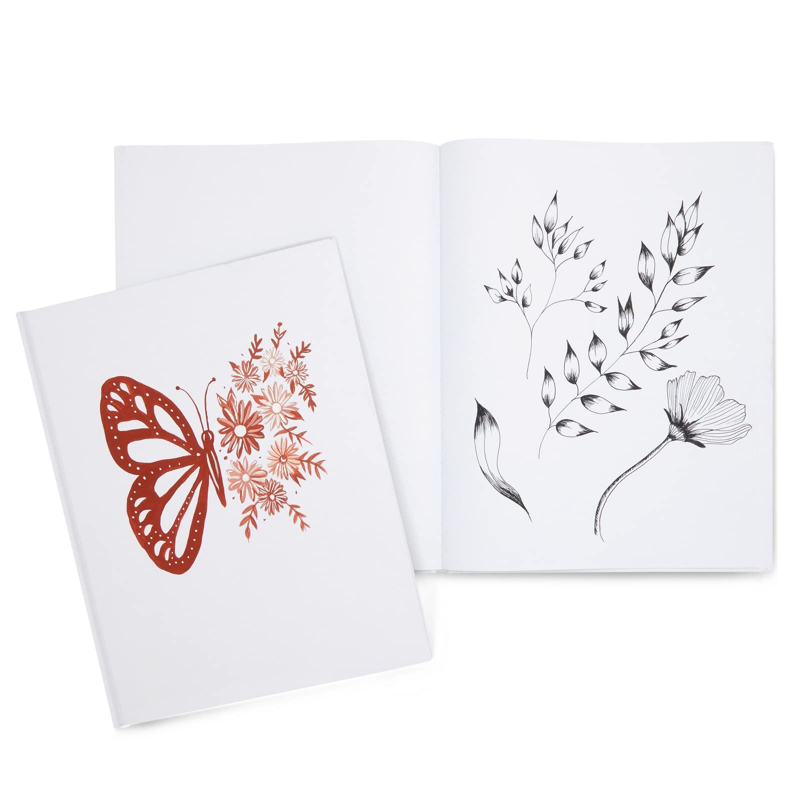 Side view of Paper Junkie blank book 3-pack set