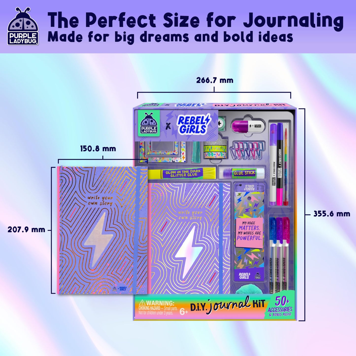 Detailed view of Rebel Girls inspirational story pages