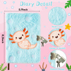 Cy2side 6 piece axolotl diary set with accessories
