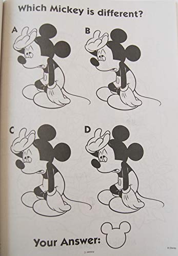 Mickey Mouse 80-page activity book interior spread