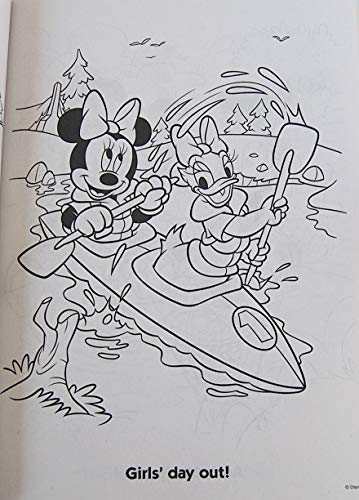Disney Mickey Mouse coloring book back cover details