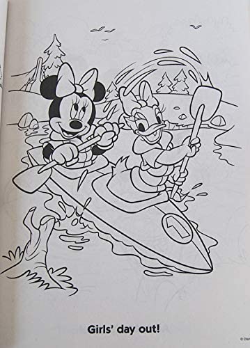 Activity Books Mickey Mouse coloring book held in hand for size