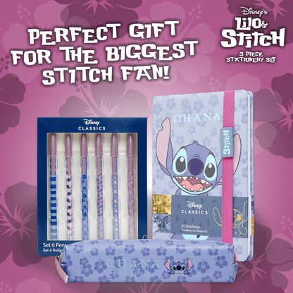 Official Disney Stitch pencil case for desk organization.