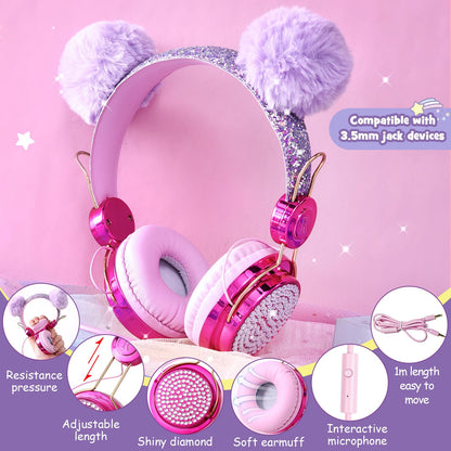 Fluffy plush diary with heart lock from Latocos unicorn set