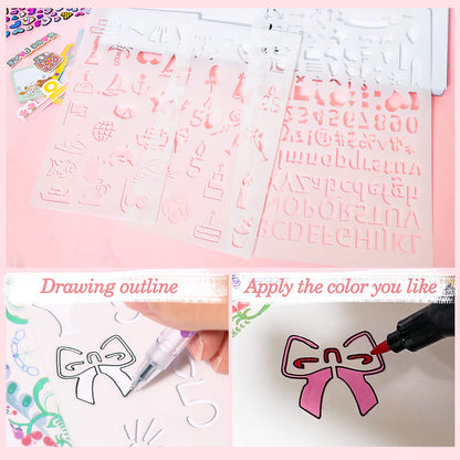 Creative layout showing Arulis journal with photo frames