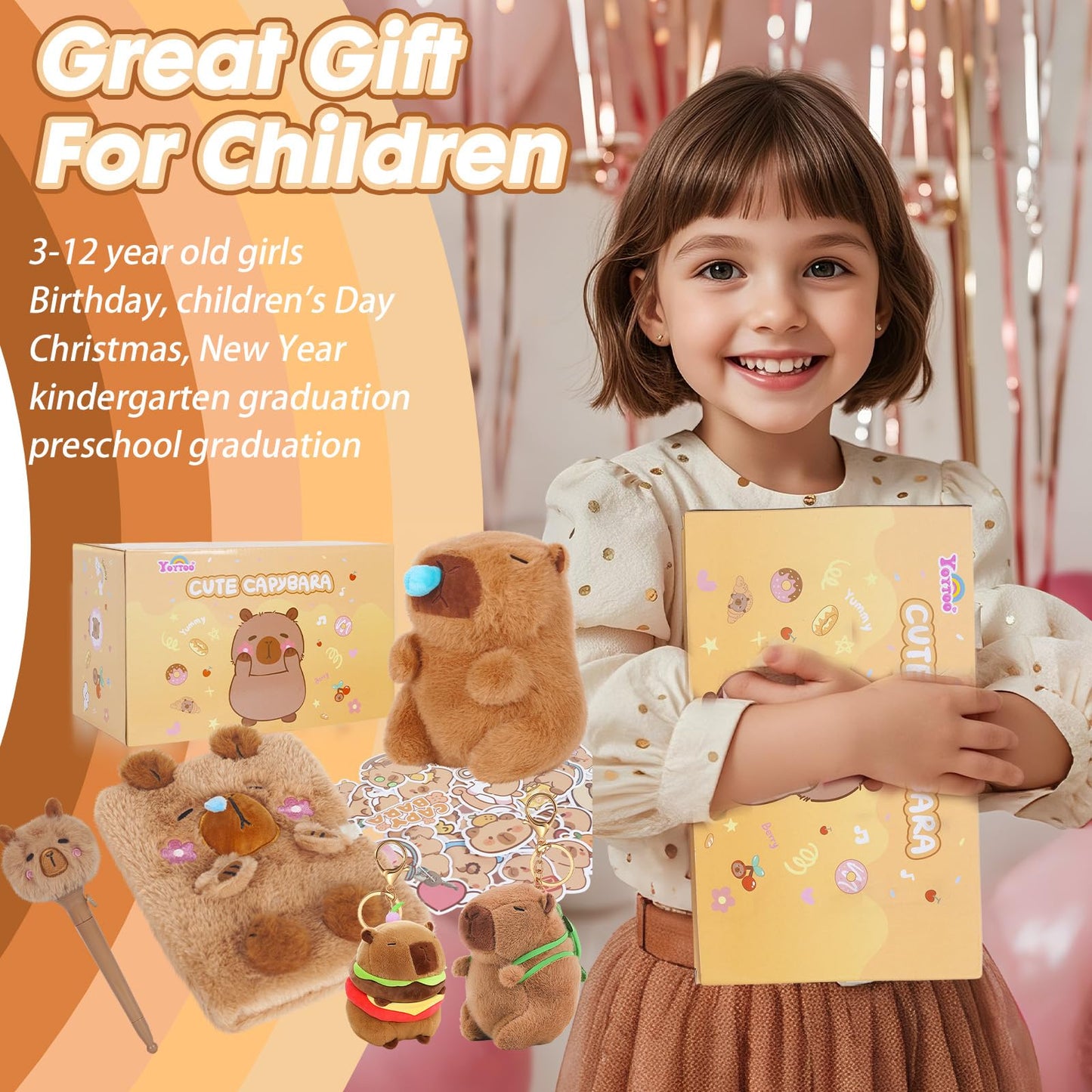 Yoytoo capybara gift set inside premium packaging box