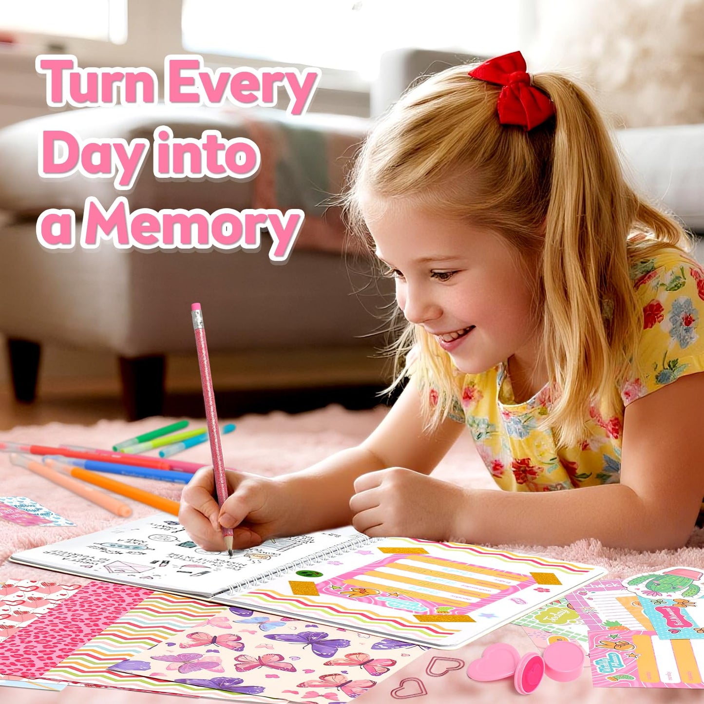 Close up of Axirata decorative journal stickers