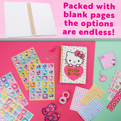 Hello Kitty stationery set with pens and craft supplies