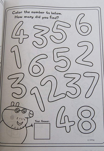 Peppa Pig activity book 80 pages for artistic development