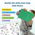 Child using Big Life Journal growth mindset workbook