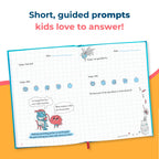 Educational comics inside the Big Life Journal for children