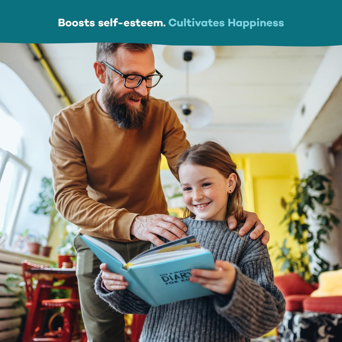Educational growth mindset activities inside the UrBestSelf kids diary.