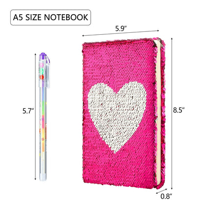 Set of four multi-color gel ink pens included with Outus journal