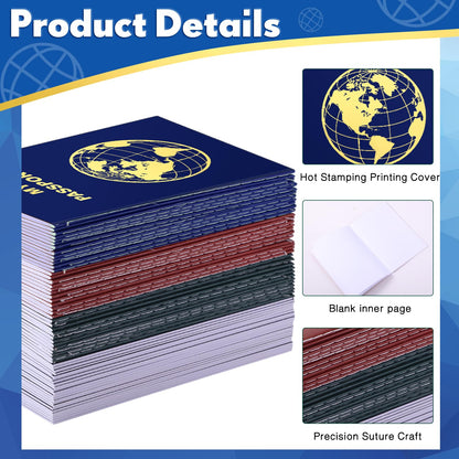 Child holding Lincia fake passport book for pretend play