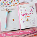 Jialili diary gift set including matching pen and bracelet