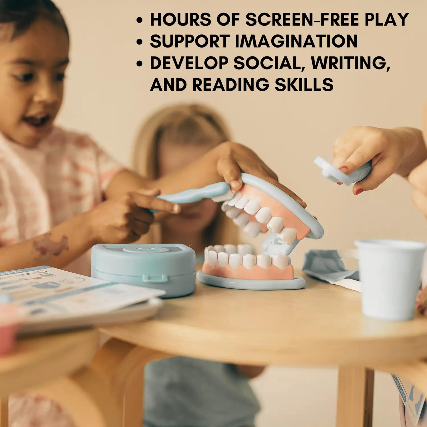 Lucky Play Co. pretend police role play pad showing tear off pages