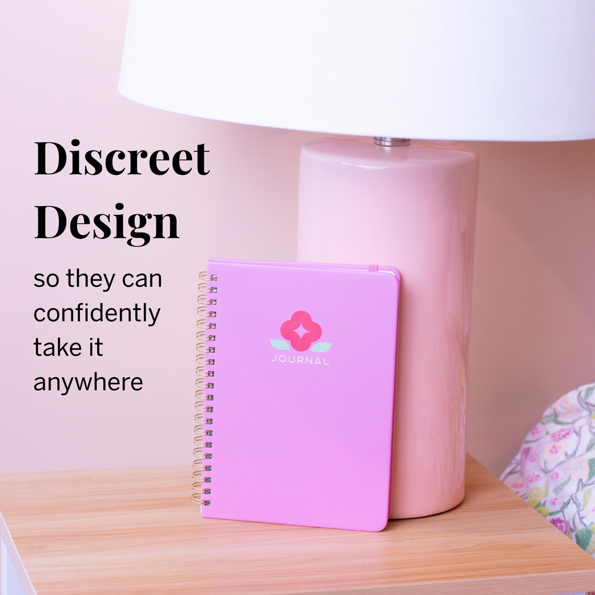 Pixie Period Tracker Journal for girls 8-12 dimensions and layout
