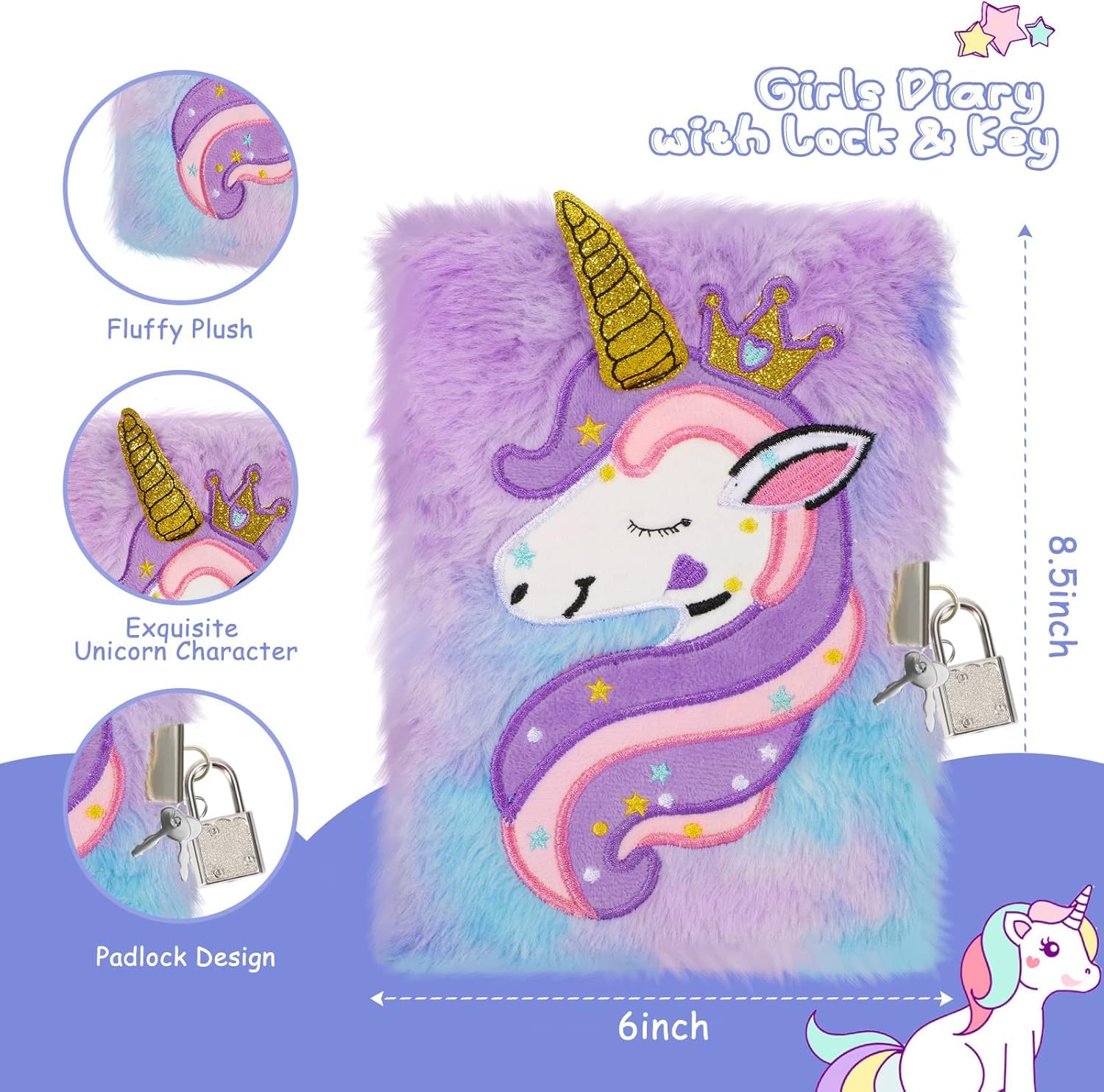 Homicozy diary stationery set including pen stickers and coin purse