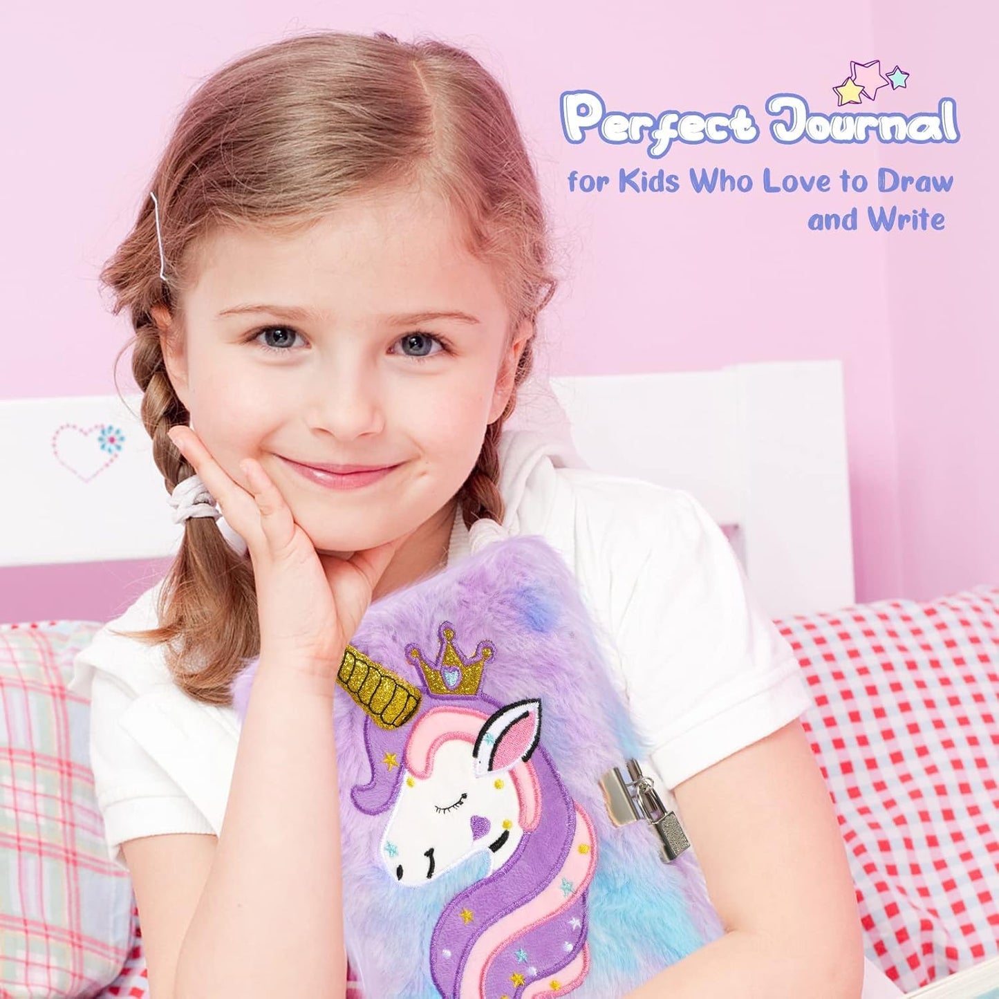 Full contents of the Homicozy unicorn gift set for girls