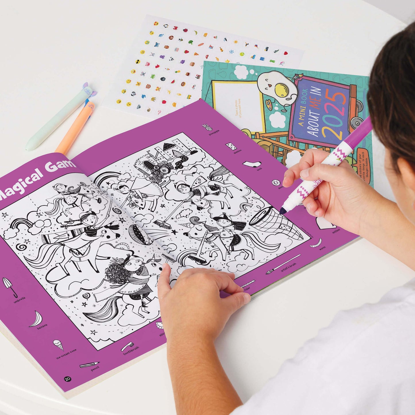 Bonus keepsake journal included in Highlights activity book pack