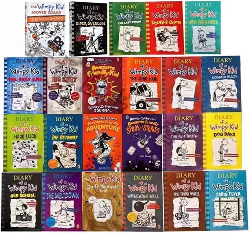 Side profile of Semyuin 24 book boxed set for kids