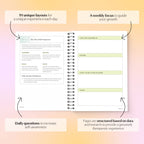 Switch Research self-care diary interior page layout