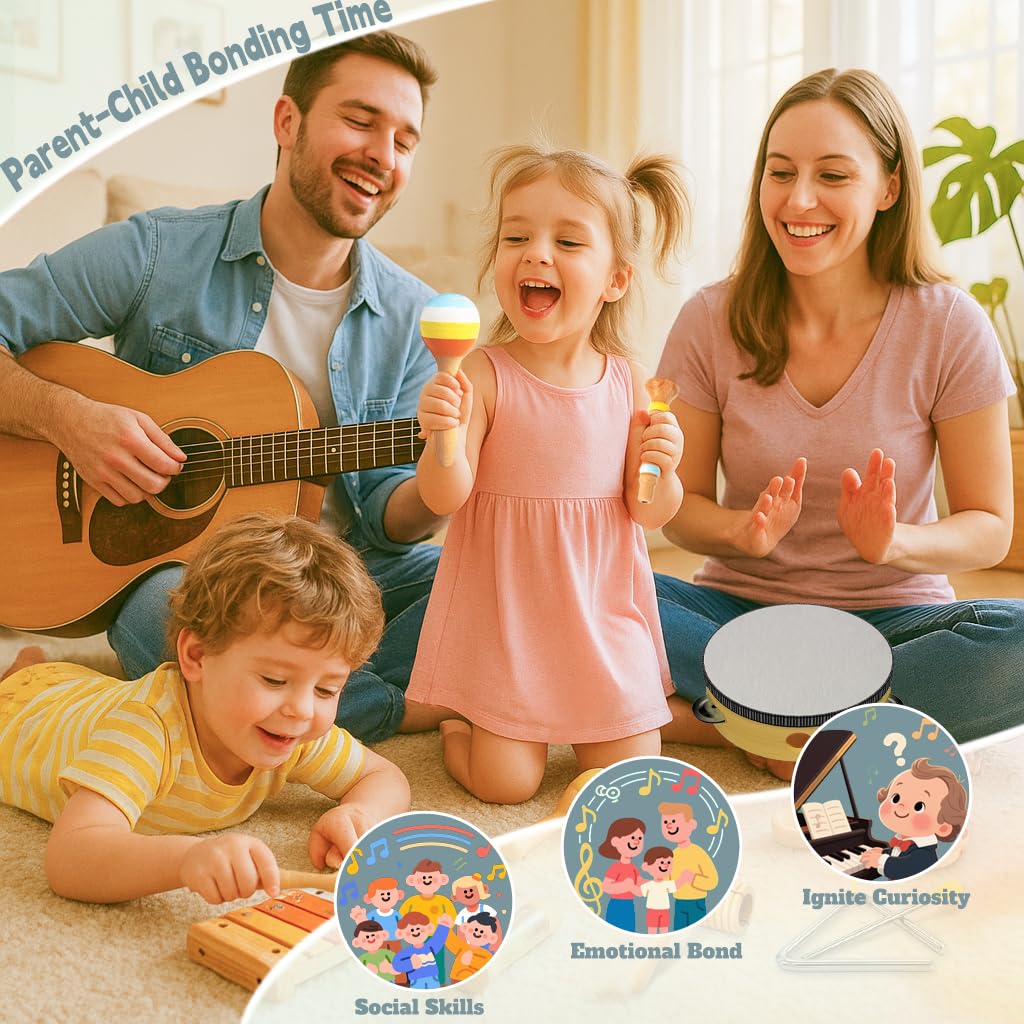 Joomlafly authentic USA sourced sensory musical instruments for hand eye coordination