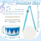 Xeehwb wooden percussion instrument for children with adjustable shoulder strap attached