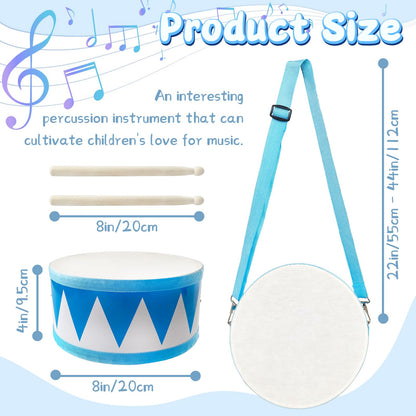 Xeehwb wooden percussion instrument for children with adjustable shoulder strap attached
