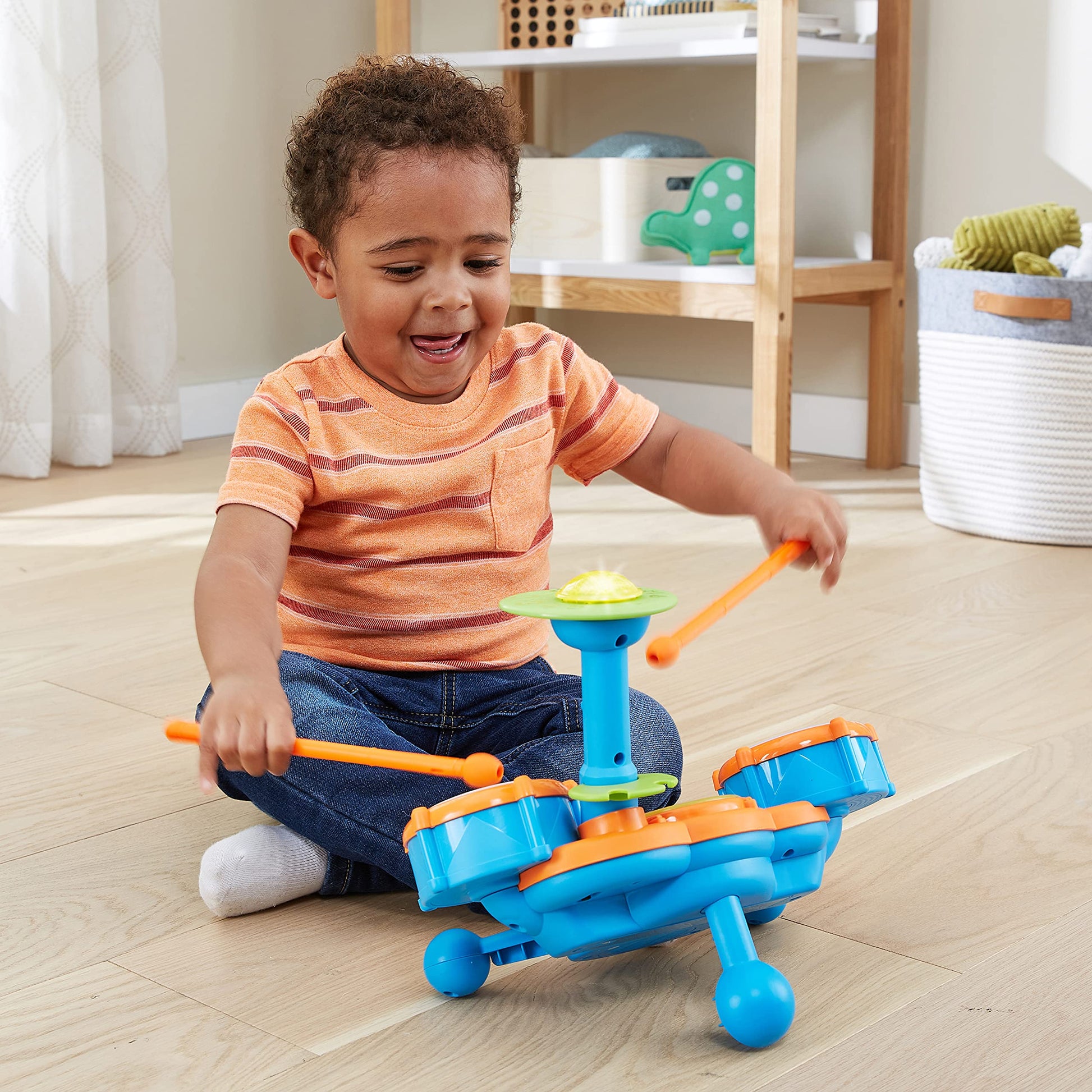 VTech KidiBeats musical toddler toy highlighting the interactive LED light up pads