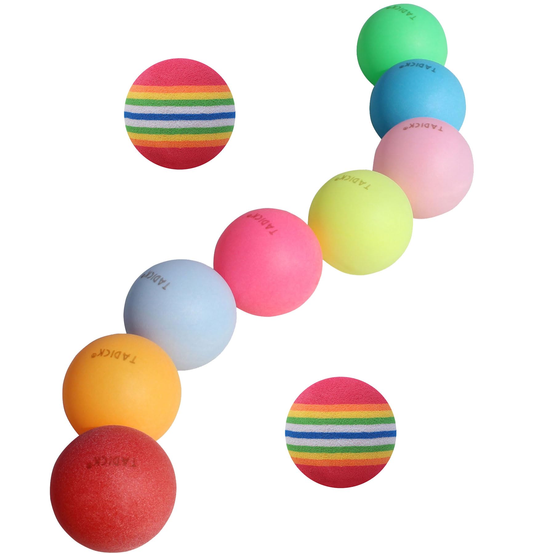 Tadick colorful ping pong balls for pet play