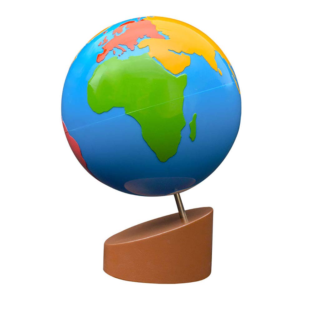 Wooden base detail of Kghios geography teaching aid
