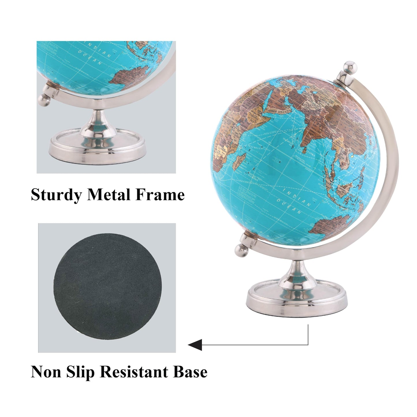 Base and rotation mechanism of Rely+ decorative globe