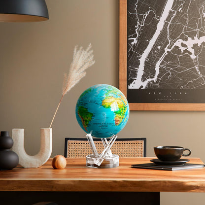 MOVA Globe acrylic shell texture and fluid suspension detail