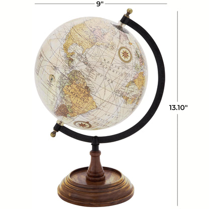 Bottom view of globe base with protective furniture stoppers