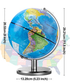 JOWHOL light up desk globe glowing in the dark with eighty eight constellations