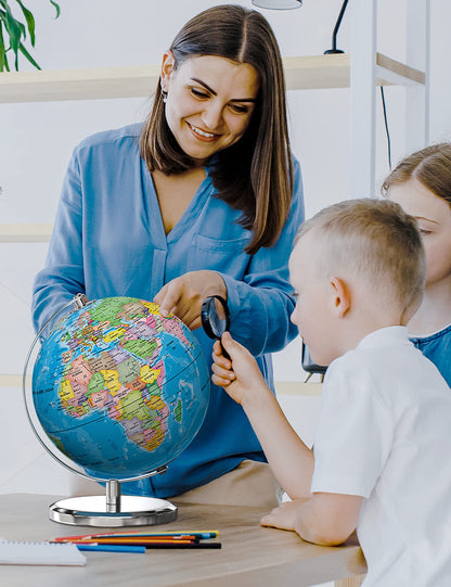 Educational 9 inch globe for kids classroom learning