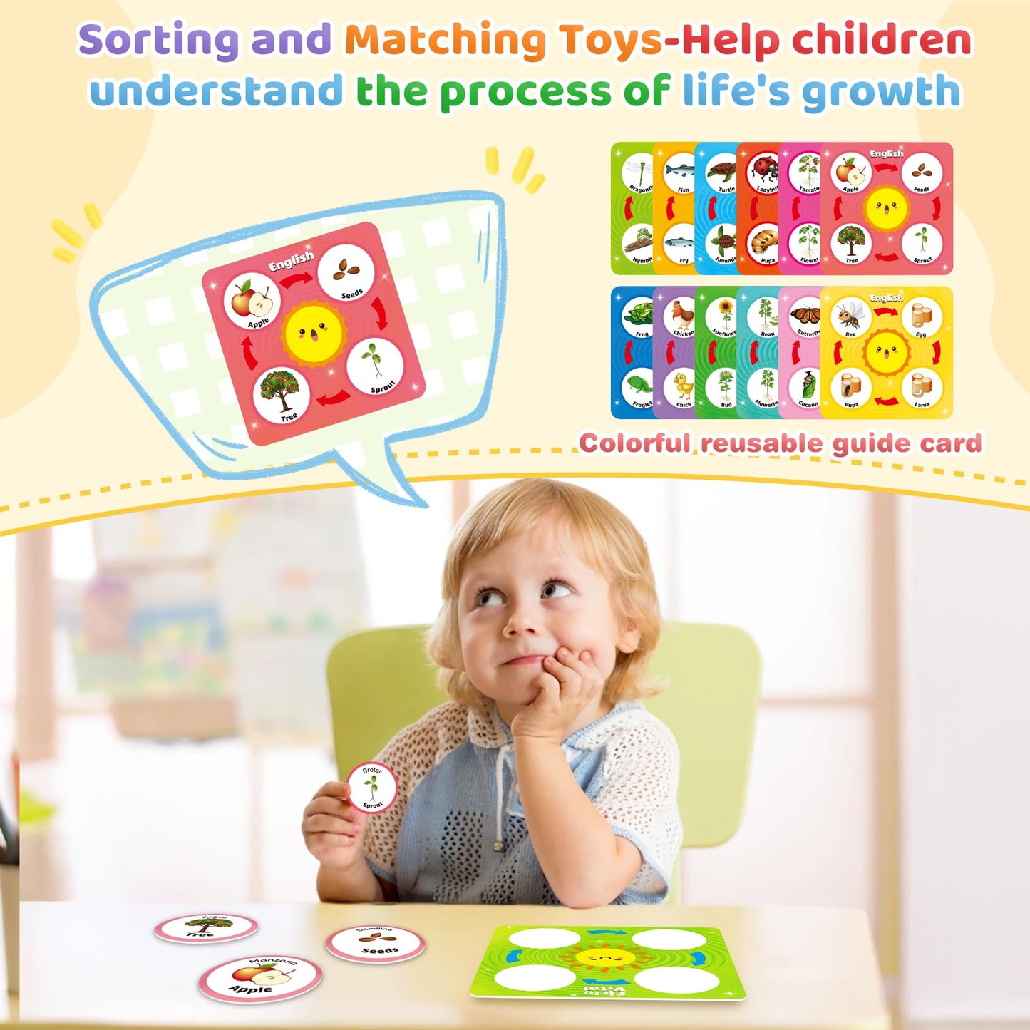 Durable ArRuKi KIDS educational box packaging displaying ladybug and plant themes.
