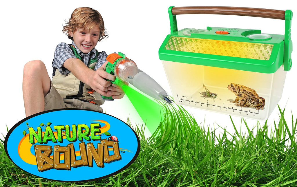 Kids educational STEM toy packaging for the imported USA nature exploration kit.