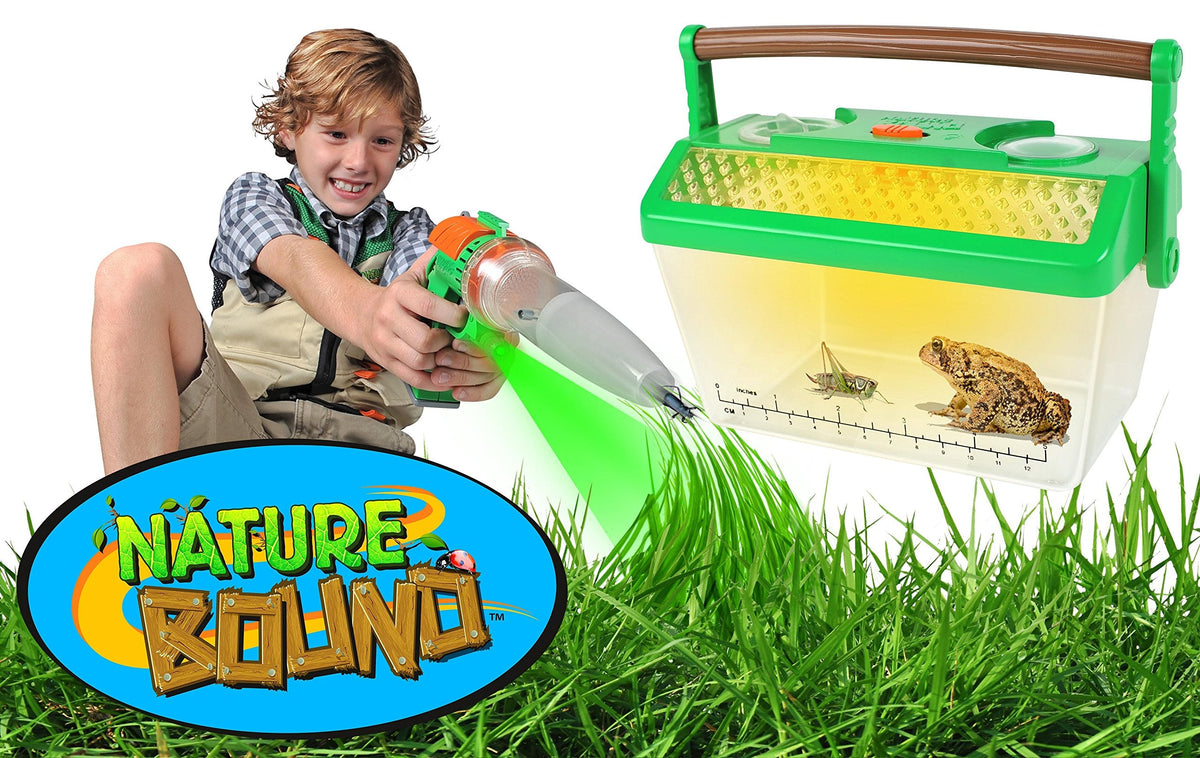 Kids educational STEM toy packaging for the imported USA nature exploration kit.