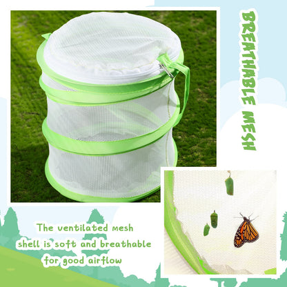 Sherr mini butterfly habitat cage pack used as an educational science toy for observing nature.