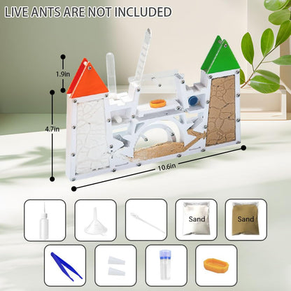Elnmlht educational learning science toy acrylic habitat construction details