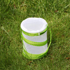 RESTCLOUD insect mesh cage collapsed flat demonstrating its portable space-saving travel design.