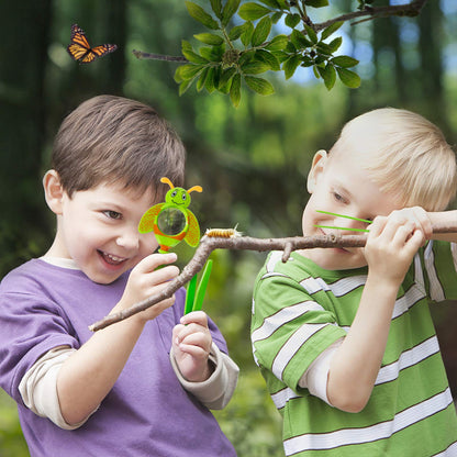 ESSENSON butterfly catcher box swinging open to show easy access hatch for children