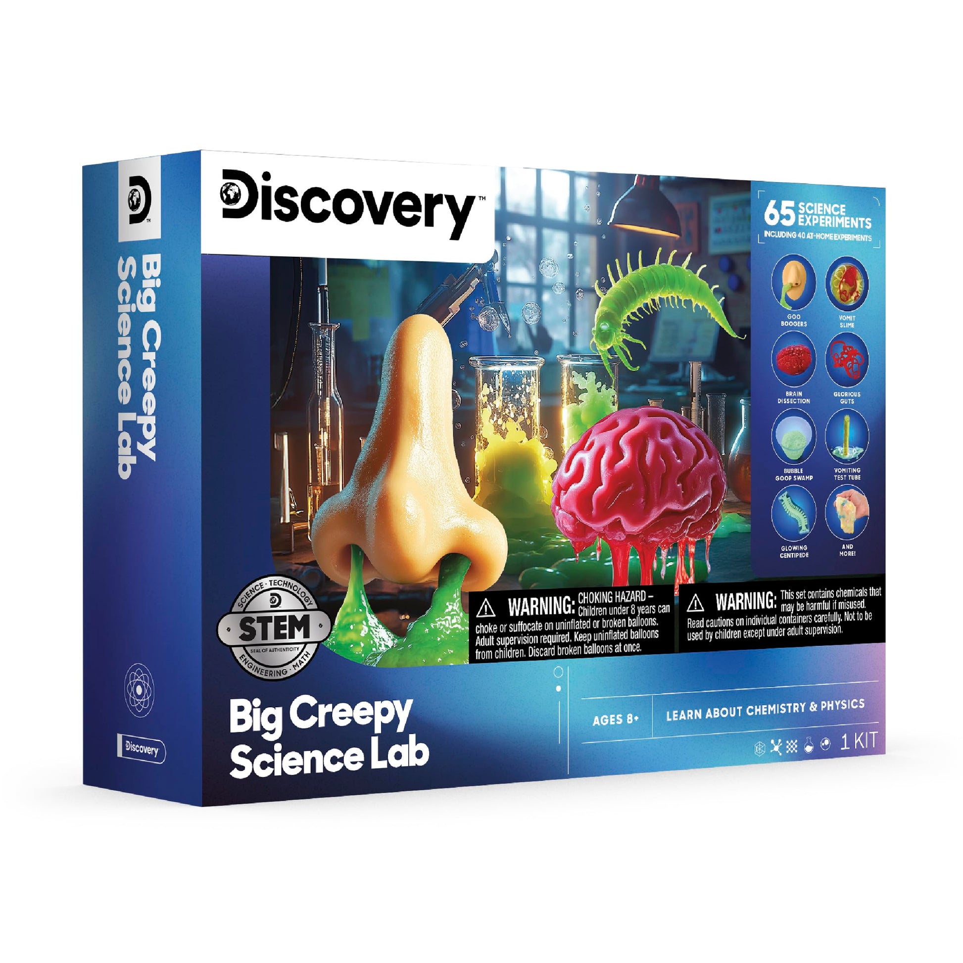 Premium imported USA science learning kit for kids aged eight and older close up view.