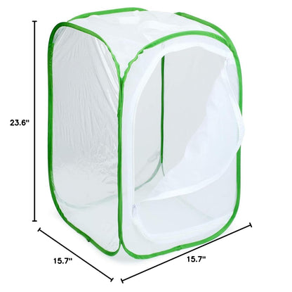 RESTCLOUD butterfly habitat cage showing premium fine mesh weave that protects against tiny predators