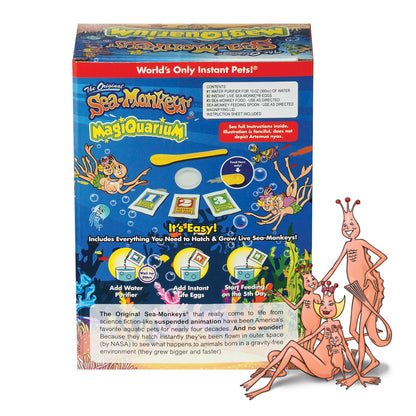 Sea Monkeys brine shrimp life cycle kit for children aged six and up