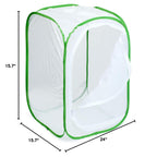 Restcloud butterfly rearing kit package contents including three habitats and instruction manual.
