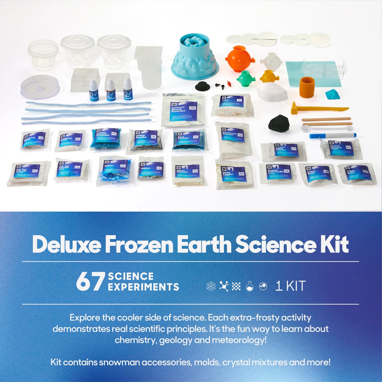 Detailed shot of the instructional guide and safety equipment included in the box.