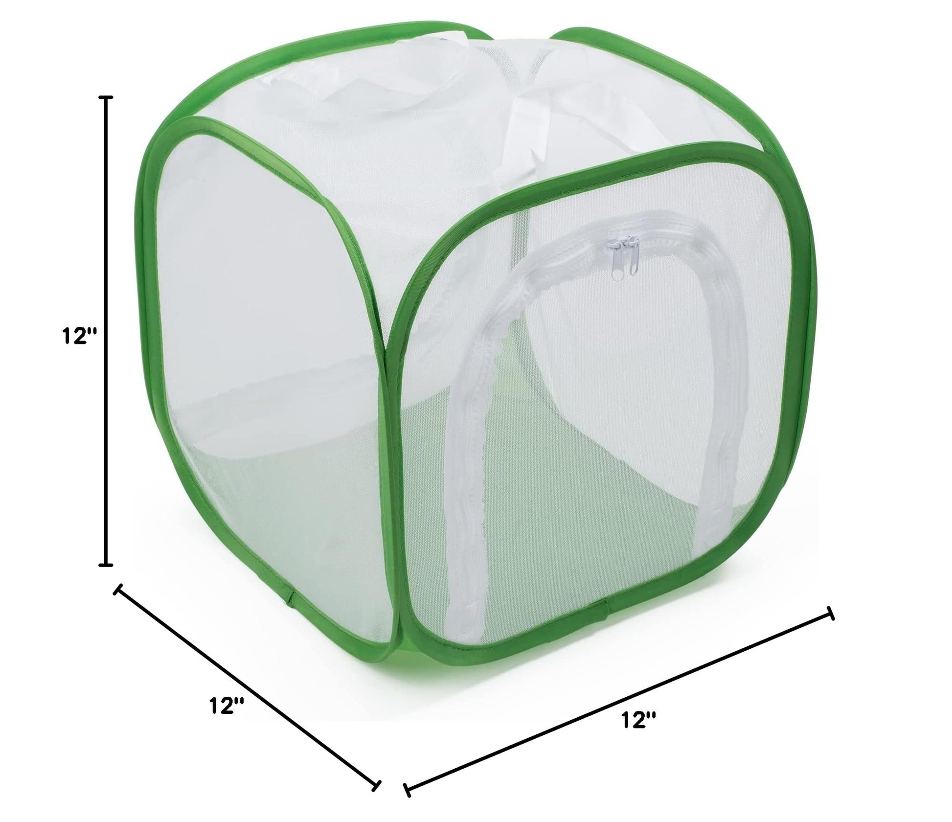 RESTCLOUD insect mesh enclosure fully opened showing the stable freestanding structure.